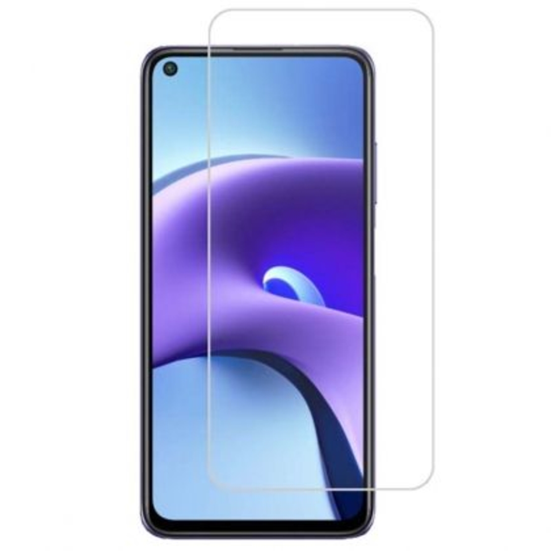 Стъклен скрийн протектор, 2.5D Hard Glass за Xiaomi Redmi Note 9T, Прозрачен