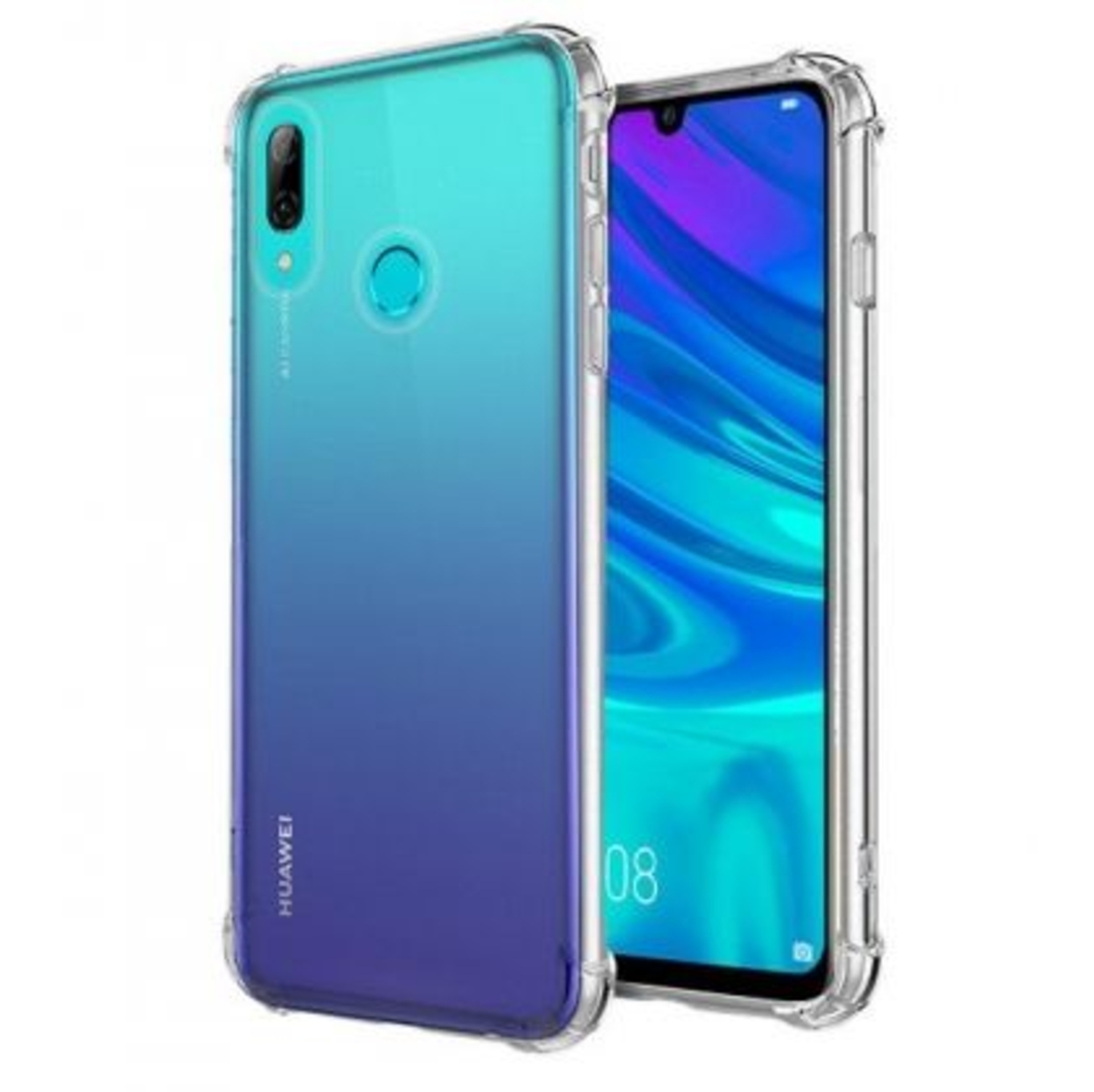 Anti Shock силиконов гръб за Huawei P Smart 2019, Прозрачен