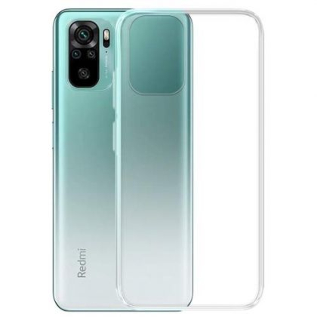 Плътен силиконов гръб Perfect 2mm за Xiaomi Redmi Note 10/Note 10S, Прозрачен