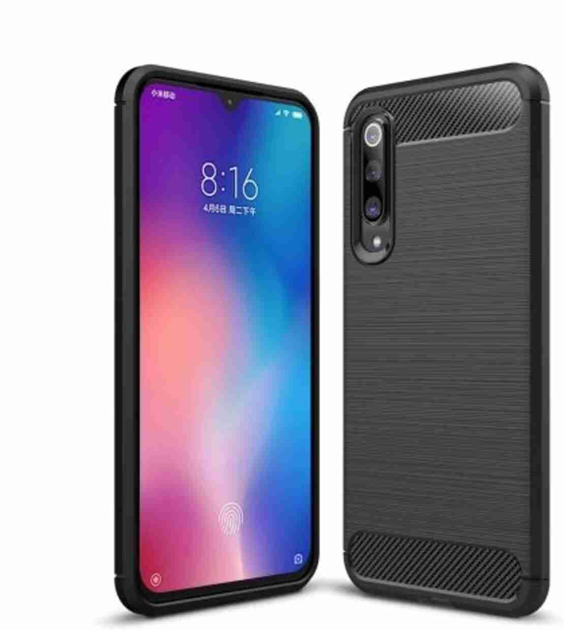 Anti Shock гръб Carbon за Xiaomi MI 9 SE, Черен