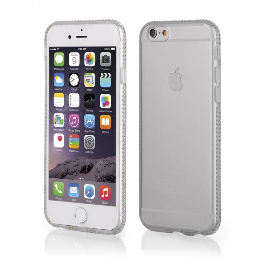 Луксозен силиконов калъф Crystals за IPhone 6/6S 4,7