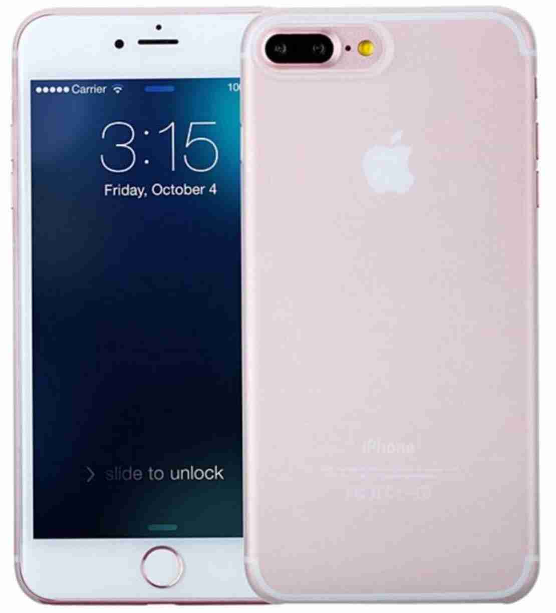 Ултра тънък силиконов гръб за IPhone 7/8 Plus (5,5''), Прозрачен