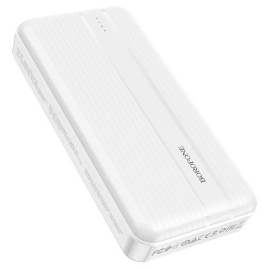 Преносима батерия Borofone, 20 000mAh BJ9A Uranus, 2xUSB+Type C, PD QC 3.0, 22,5W, Бяла