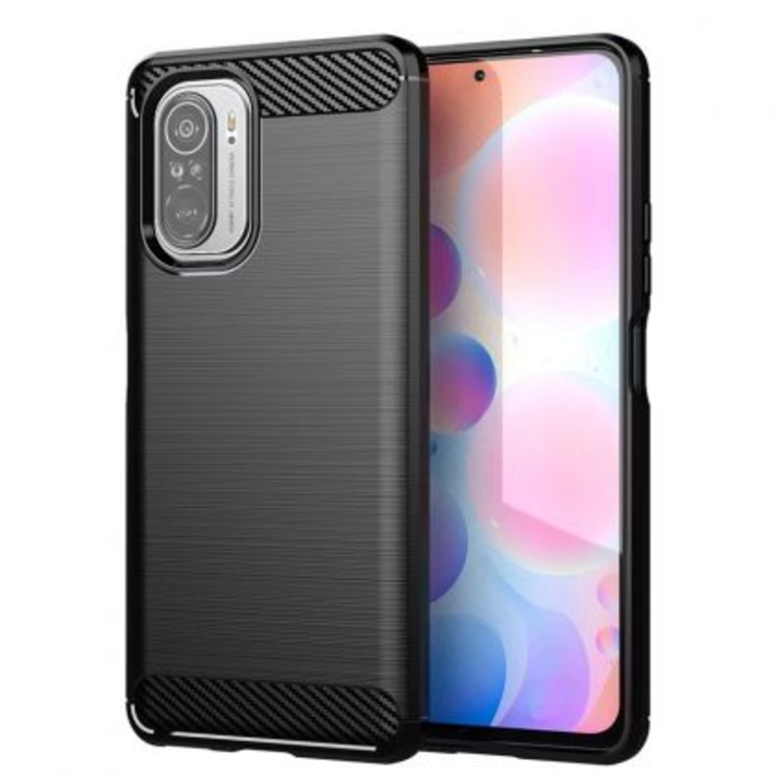 Anti Shock гръб Carbon за Xiaomi Mi 11i, Черен