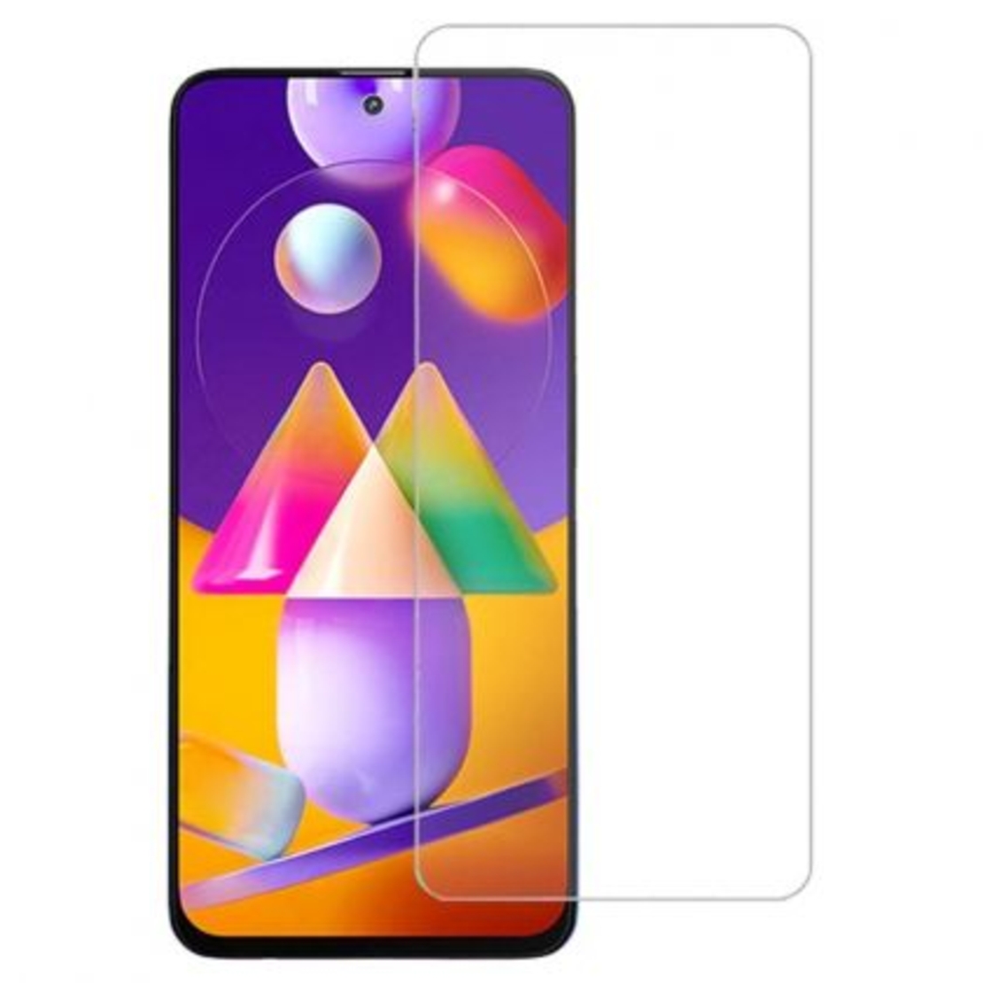 Стъклен скрийн протектор, 2.5D Hard Glass за Samsung M215/M317 Galaxy M21/M31S, Прозрачен