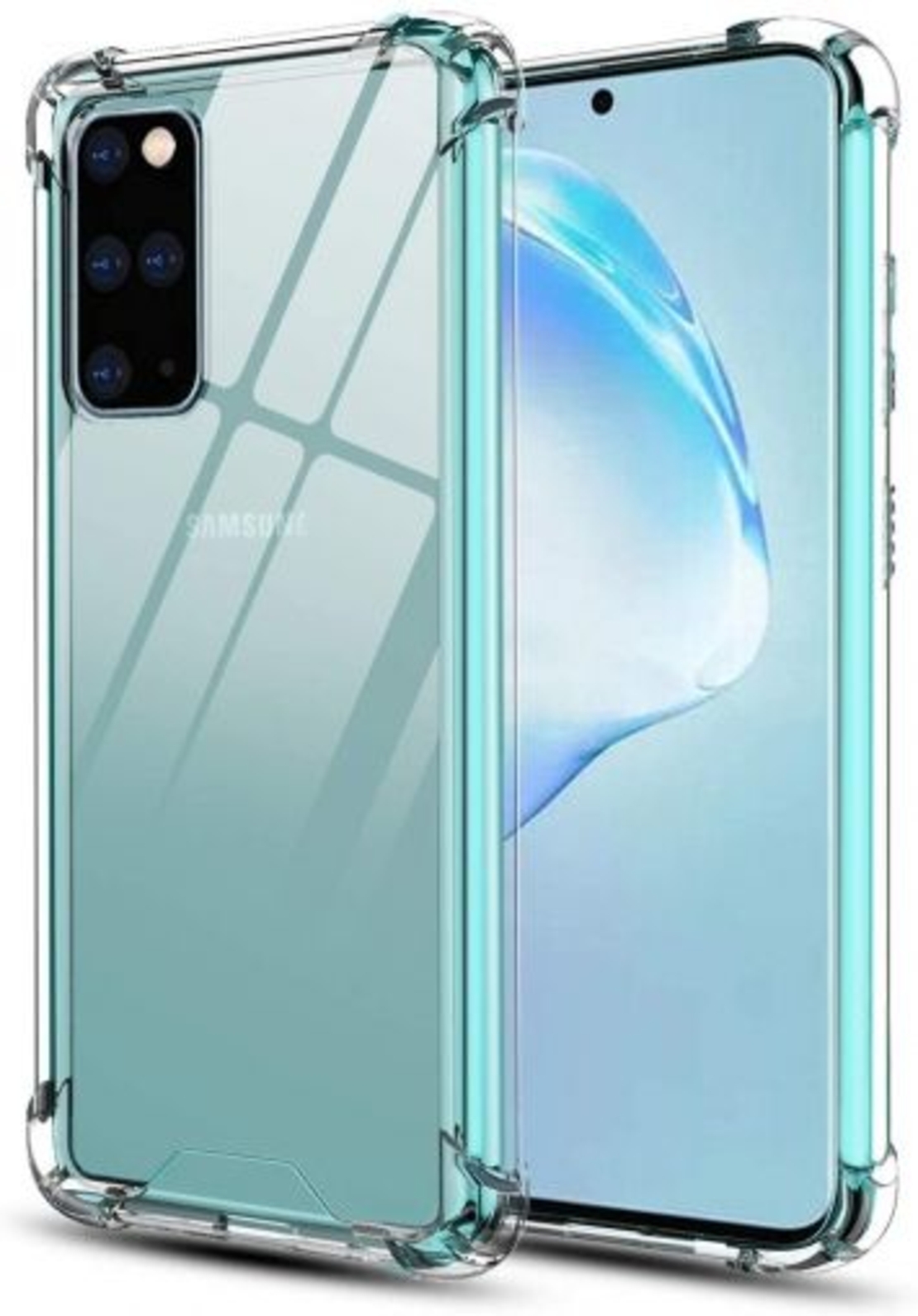 Anti Shock силиконов гръб за Samsung G985 Galaxy S20 Plus, Прозрачен