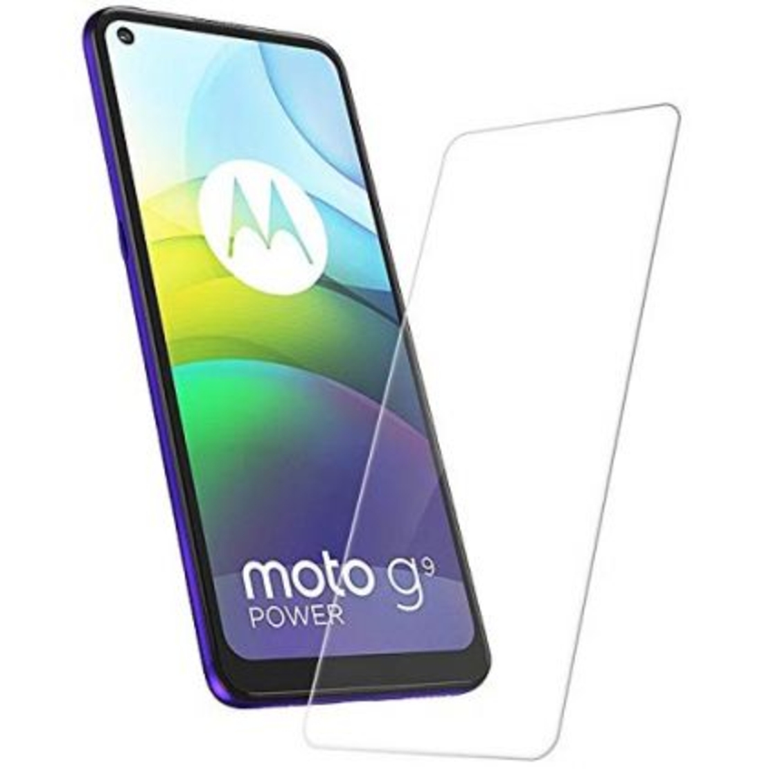Стъклен скрийн протектор, 2.5D Hard Glass за Motorola Moto G9 Power, Прозрачен