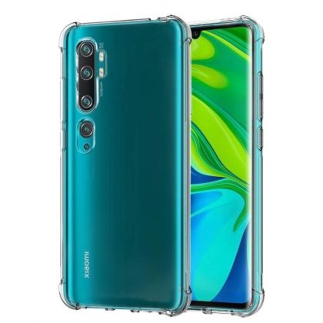 Anti Shock силиконов гръб за Xiaomi MI Note 10, Прозрачен