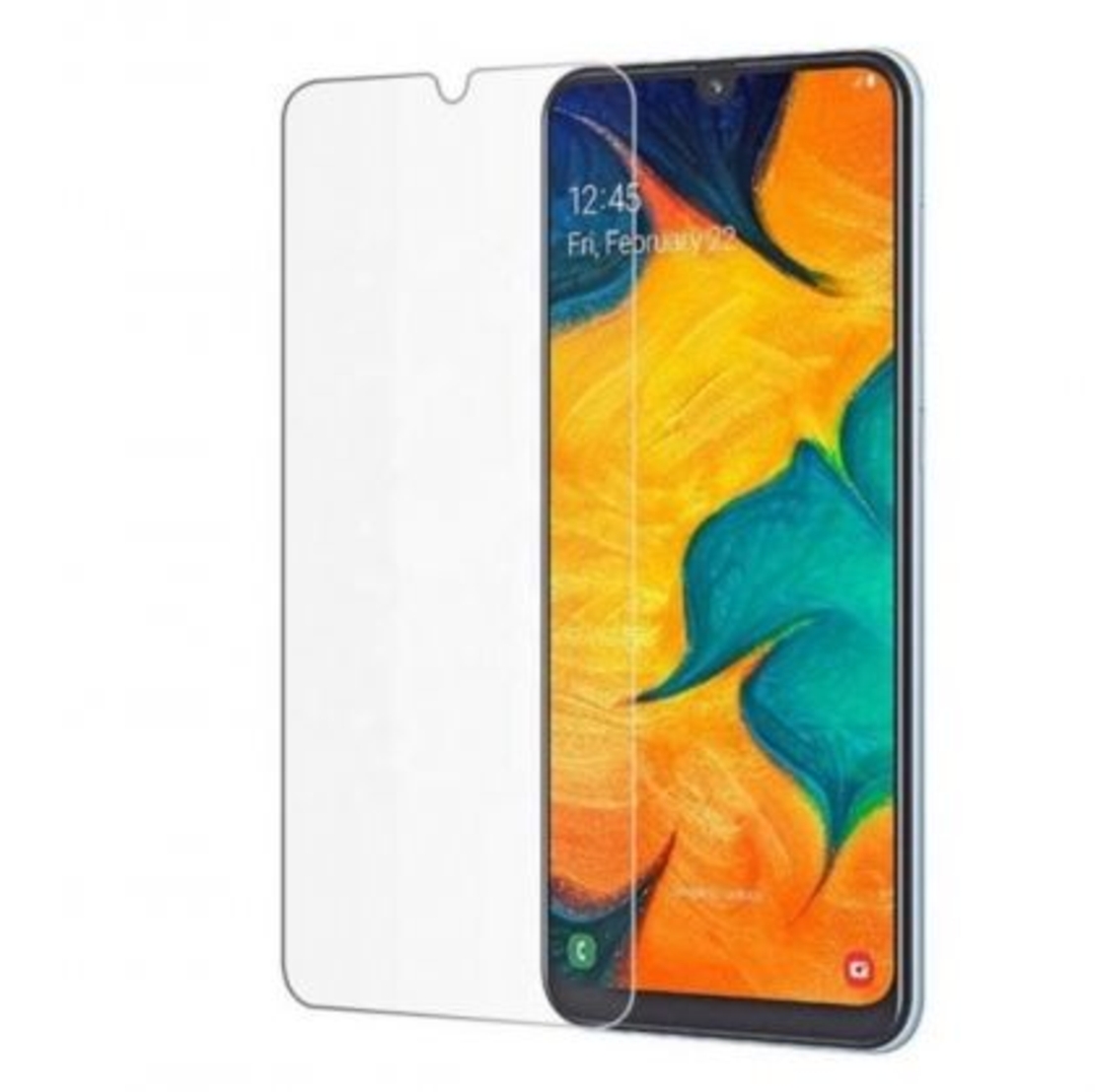 Стъклен скрийн протектор, 2.5D Hard Glass за Samsung A207 Galaxy A20S, Прозрачен