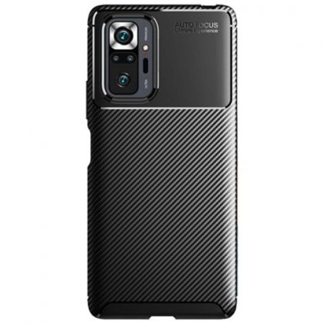 Кейс Carbon Elite за Xiaomi Redmi Note 10 Pro/Note 10 Pro Max, Черен