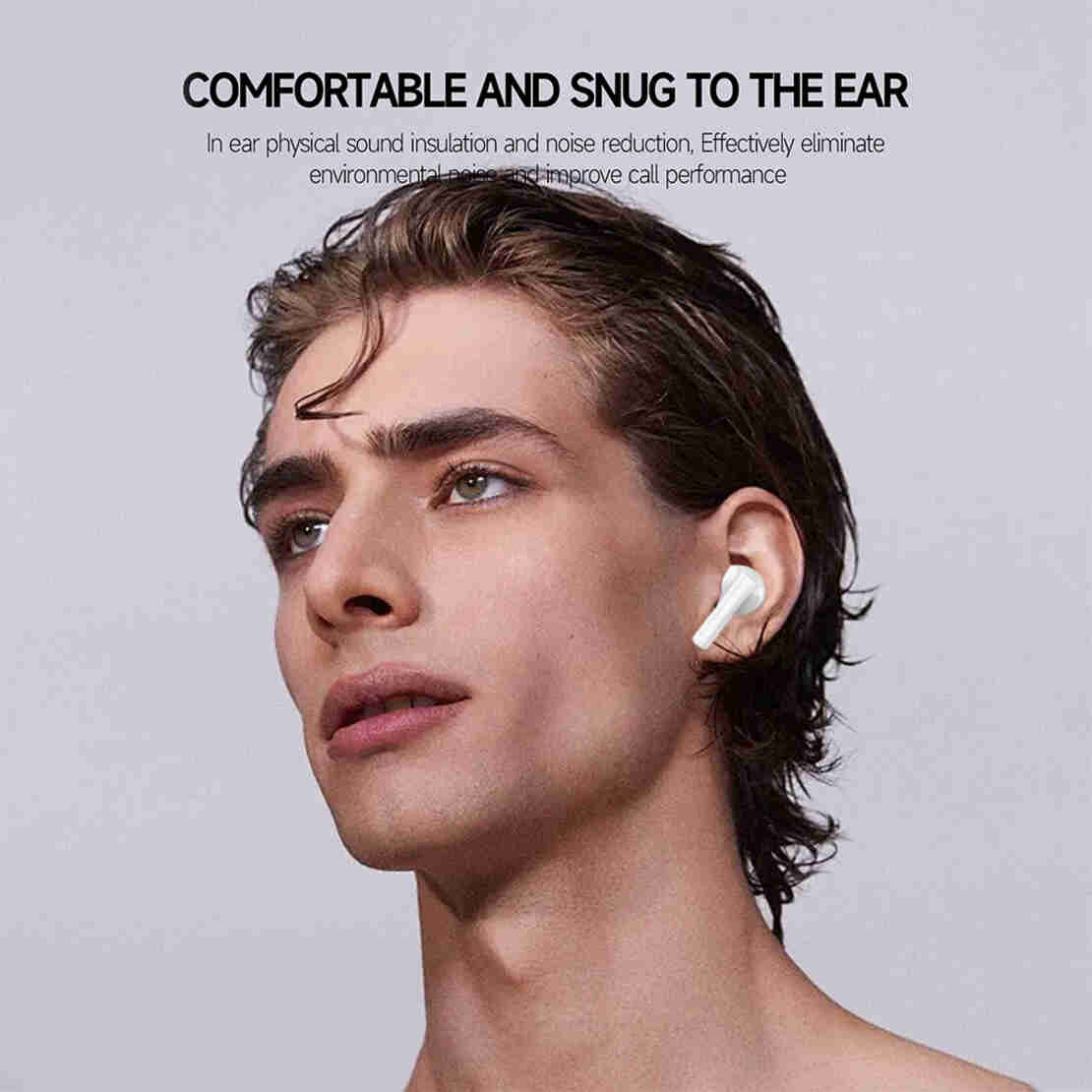 Безжични слушалки Blavec Bluetooth TWS Earphones BW-01 Pure, Бели