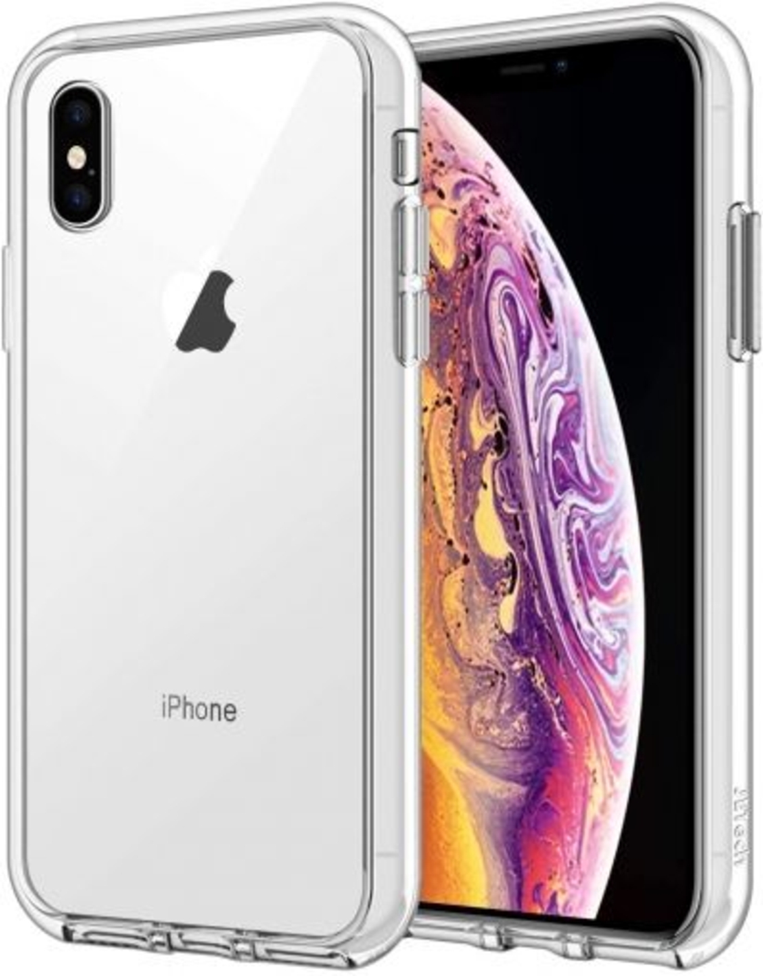 Плътен силиконов гръб Perfect 2mm за Iphone X/XS, Прозрачен