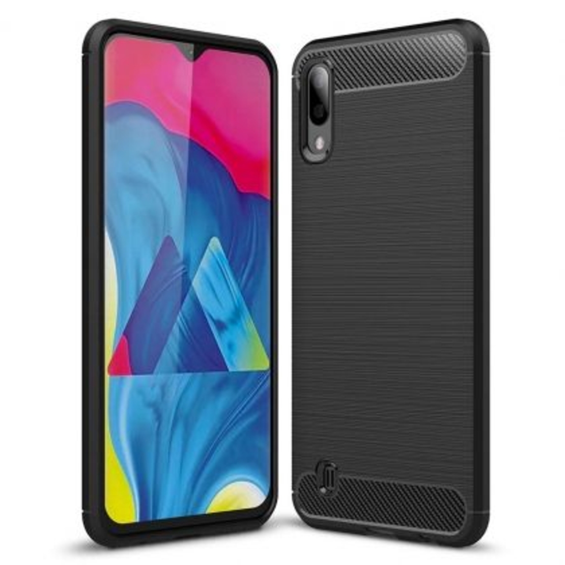 Anti Shock гръб Carbon за Samsung M105 Galaxy M10, Черен