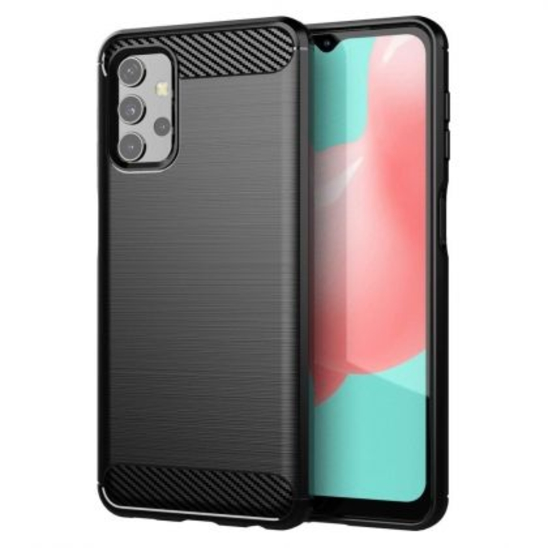 Anti Shock гръб Carbon за Samsung A326 Galaxy A32 5G, Черен