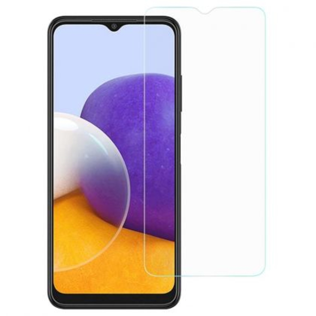 Стъклен скрийн протектор Tempered Glass за Samsung Galaxy A22 4G, Прозрачен