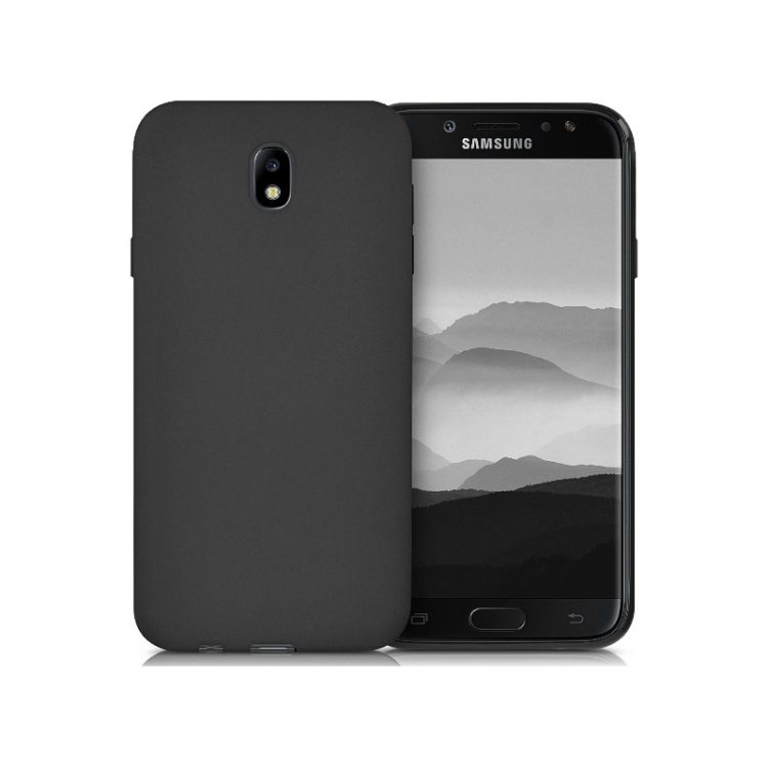 Луксозен гръб Mercury Goospery Soft Feeling за Samsung Galaxy J5 (2017), Черен