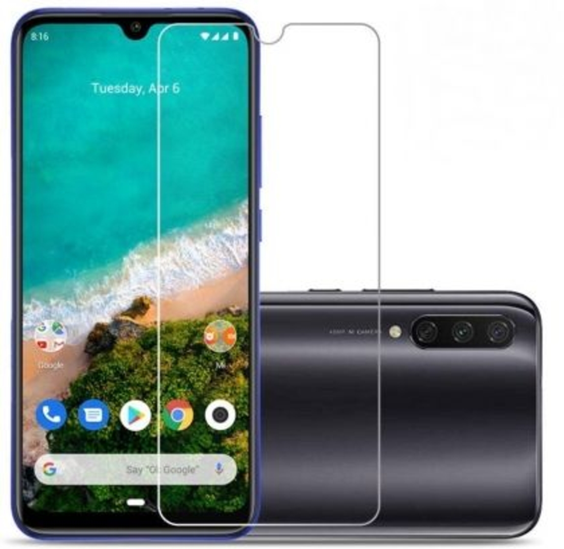 Стъклен скрийн протектор, Tempered Glass за Xiaomi MI A3, Прозрачен