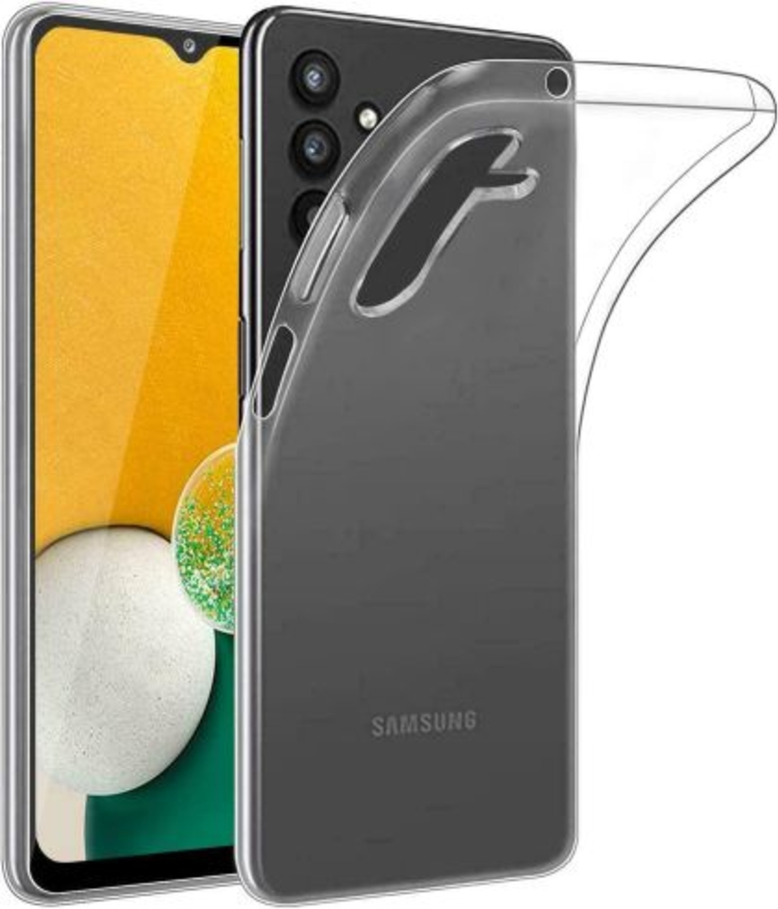 Ултра тънък силиконов гръб за Samsung Galaxy A04S/A13 5G, Прозрачен