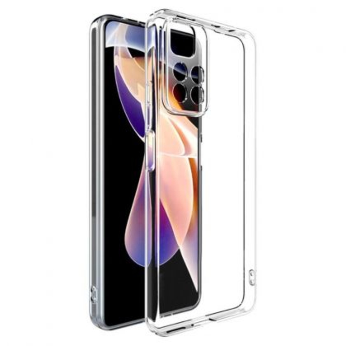 Плътен силиконов гръб Perfect 2mm за Xiaomi Redmi 10, Защита около камерите, Прозрачен