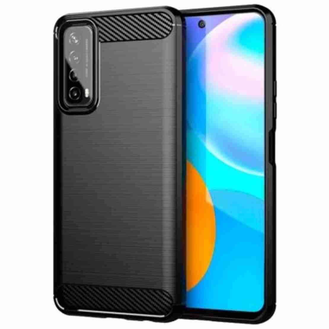 Anti Shock гръб Carbon за Huawei Psmart 2021, Черен