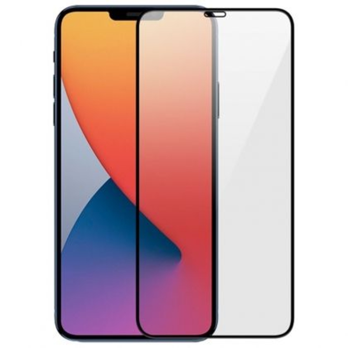 9D Стъклен протектор Smart Glass, Full Glue Cover, за IPhone 12/12 Pro, Черен