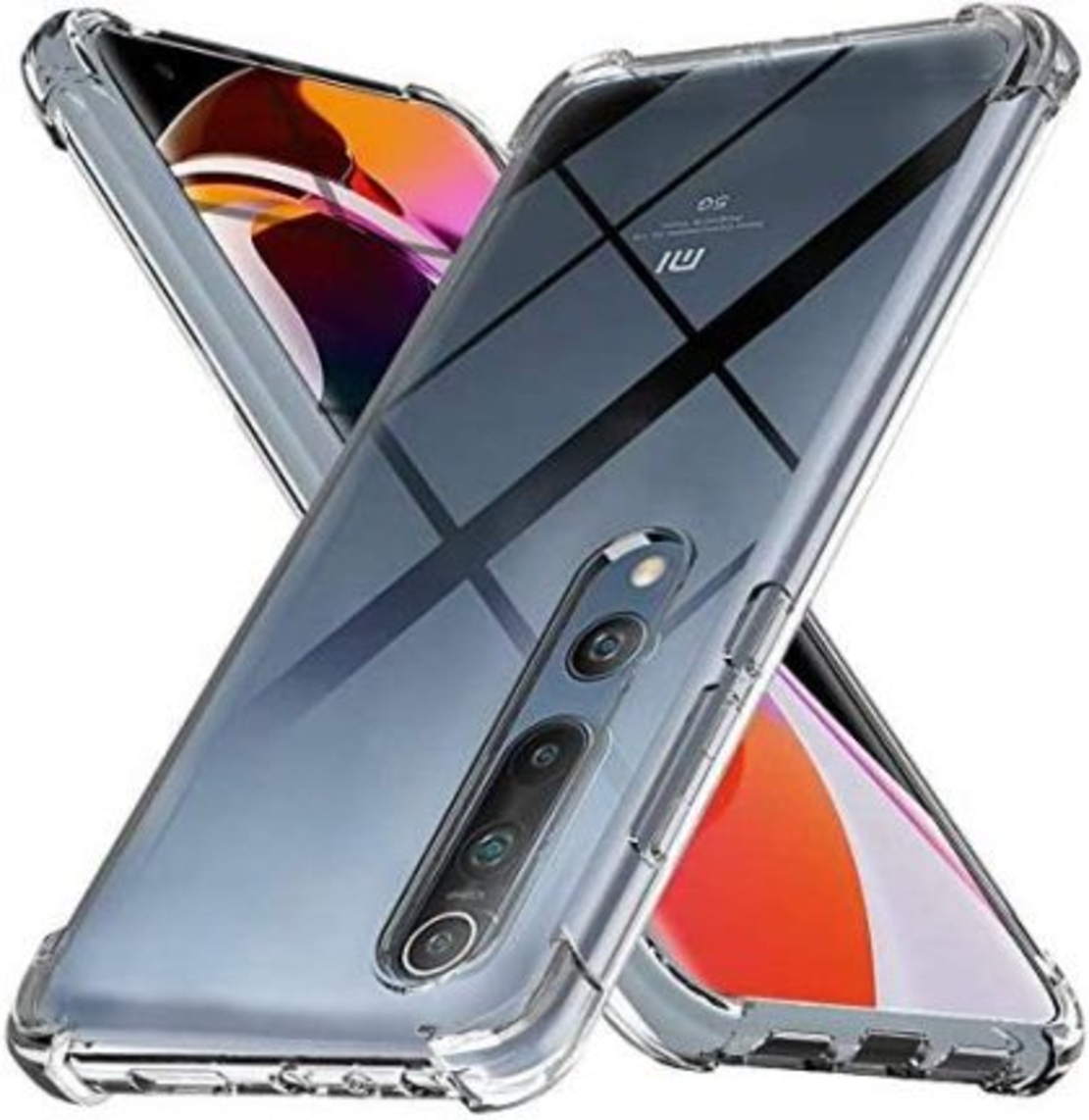 Anti Shock силиконов гръб за Xiaomi Mi 10/Mi 10 Pro, Прозрачен