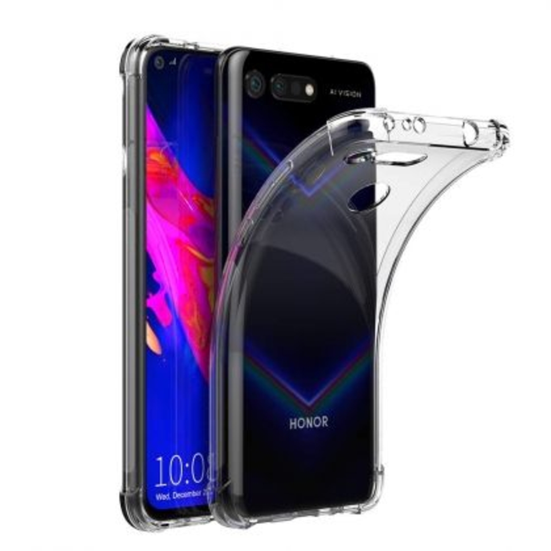 Anti Shock силиконов гръб за Honor View 20, Прозрачен