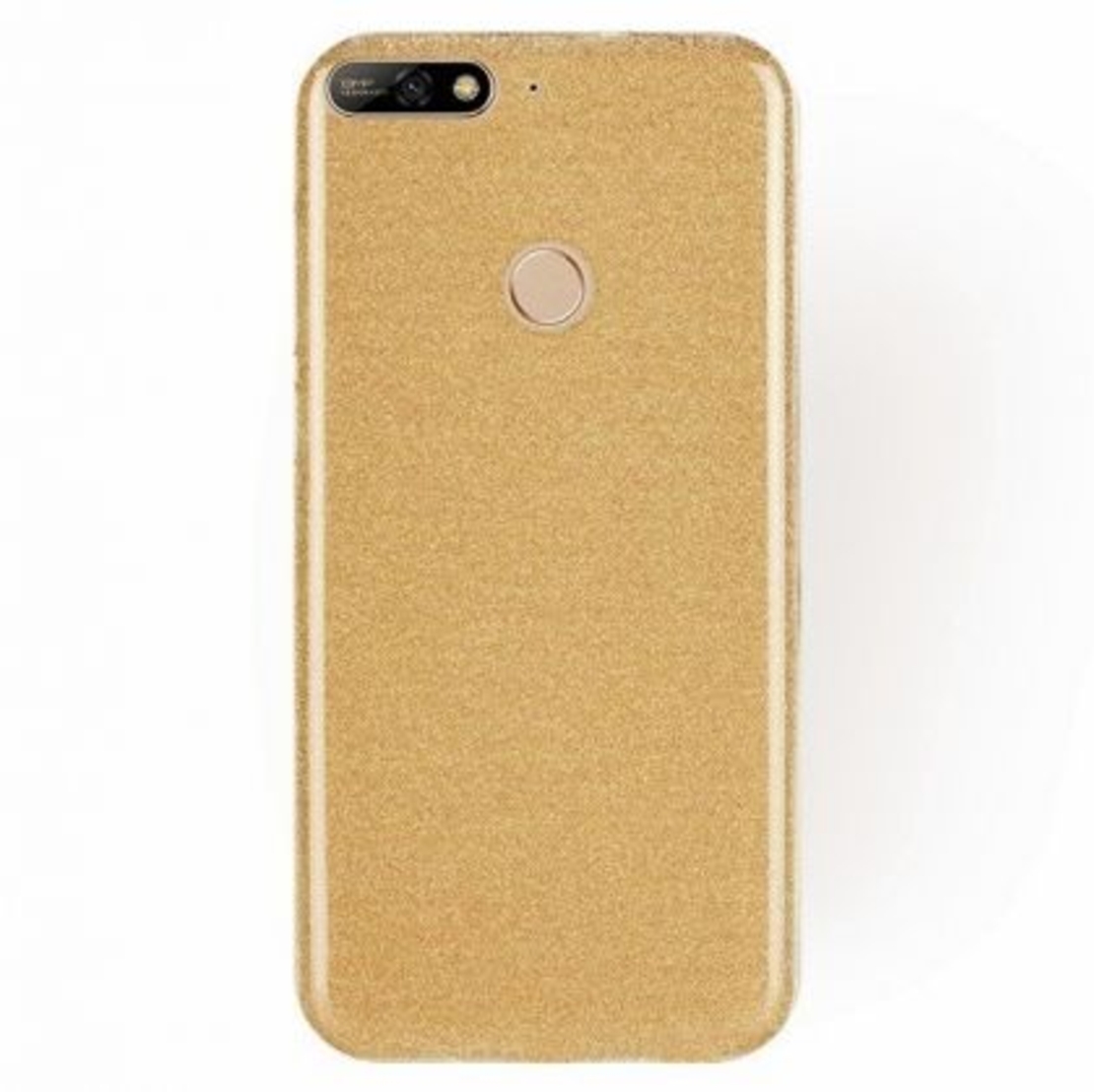 Силиконов гръб Emily Shining за Huawei Y7 Prime 2018, Златен