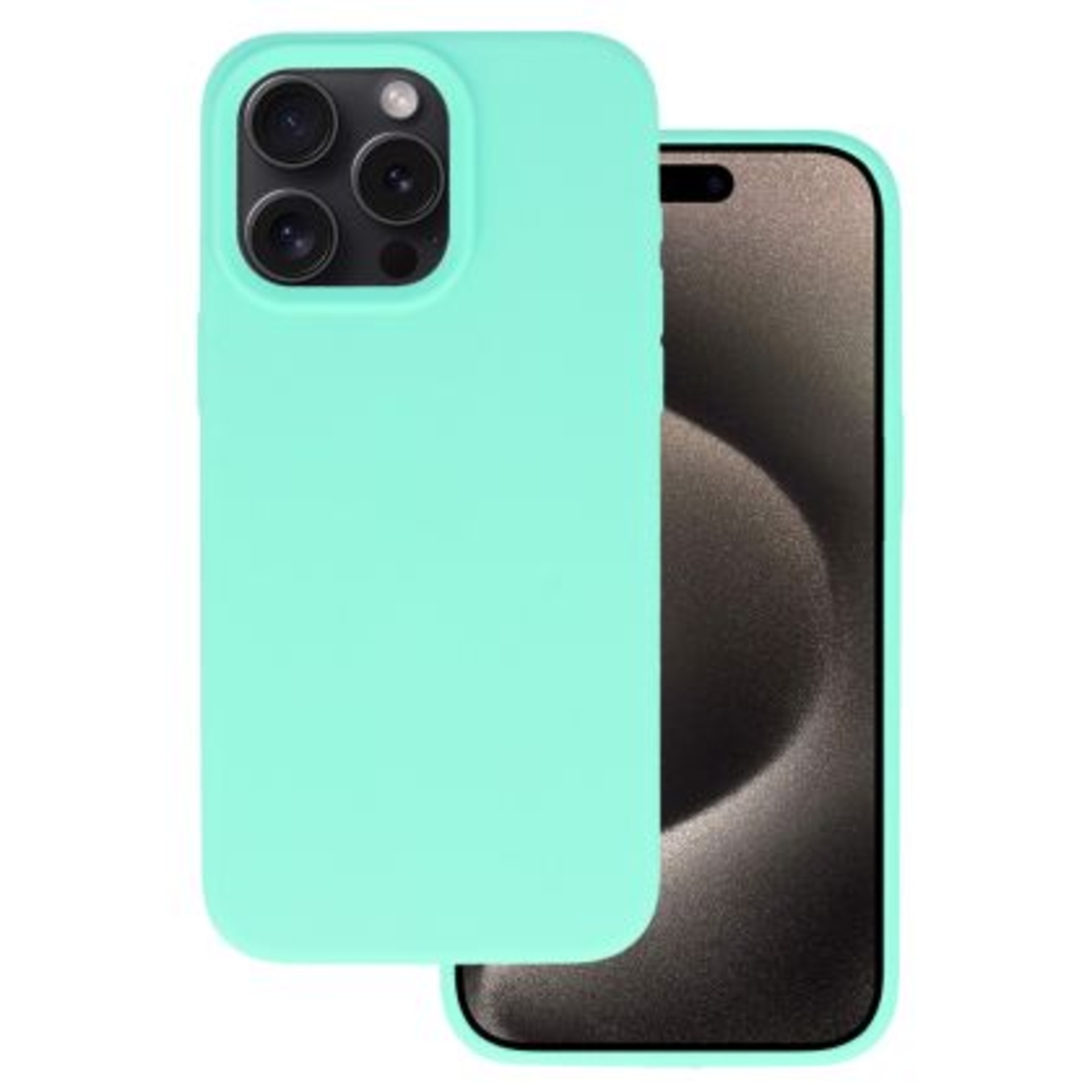 Кейс Silicone Lite за IPhone 15 Plus, Зелен