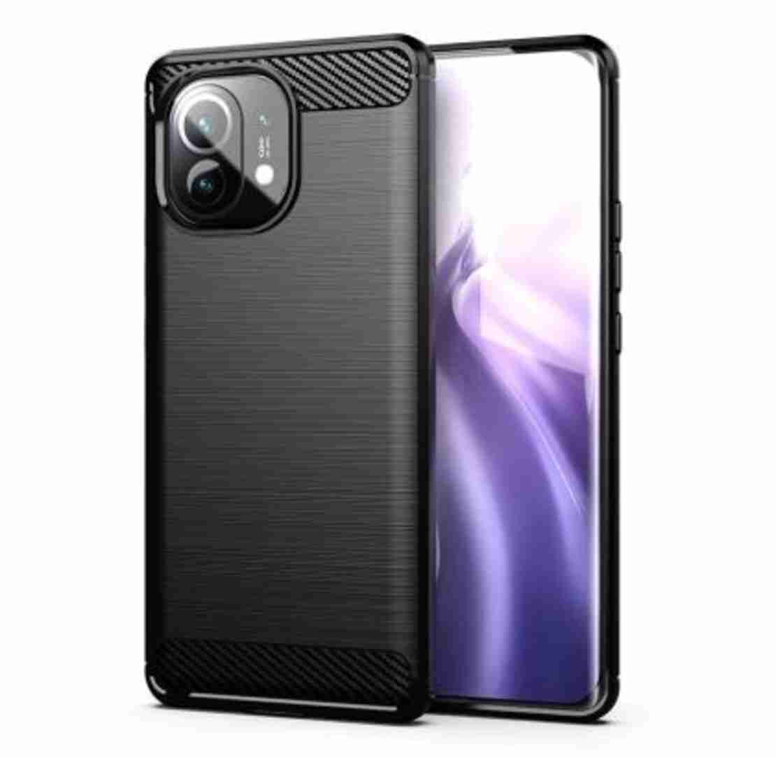 Anti Shock гръб Carbon за Xiaomi Mi 11, Черен