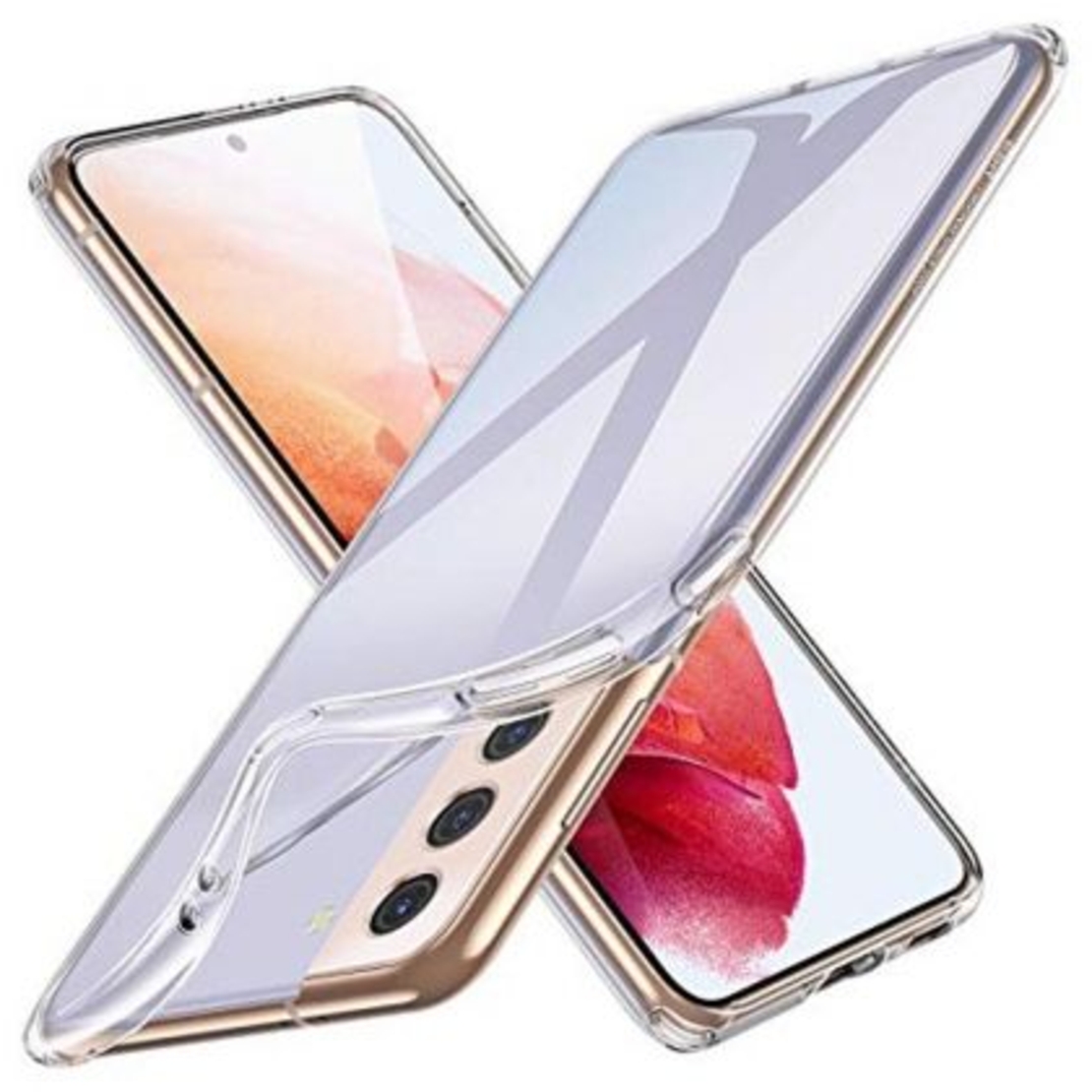 Ултра тънък силиконов гръб за Samsung Galaxy S21, Прозрачен