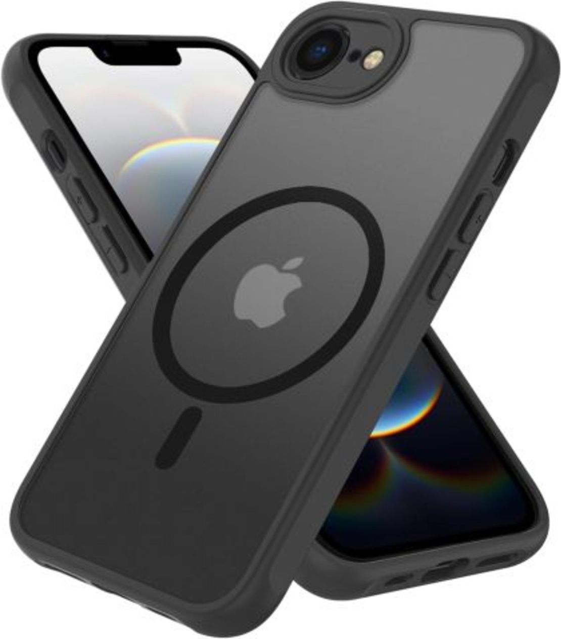 Кейс Magsafe Full Matte Mag за IPhone 16e, Черен