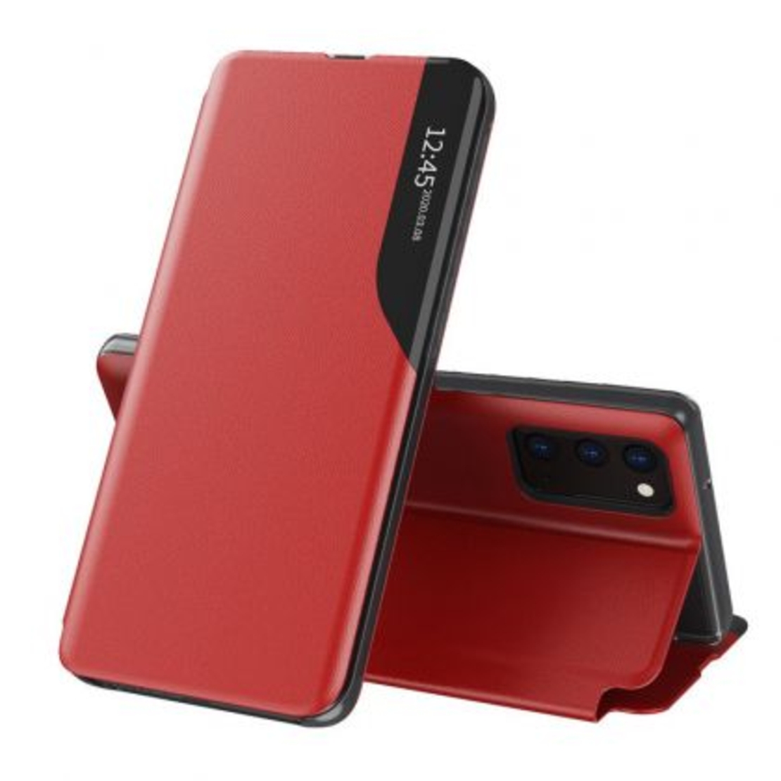Калъф Smart View за Samsung Galaxy A52/A52S 4G/5G, Червен