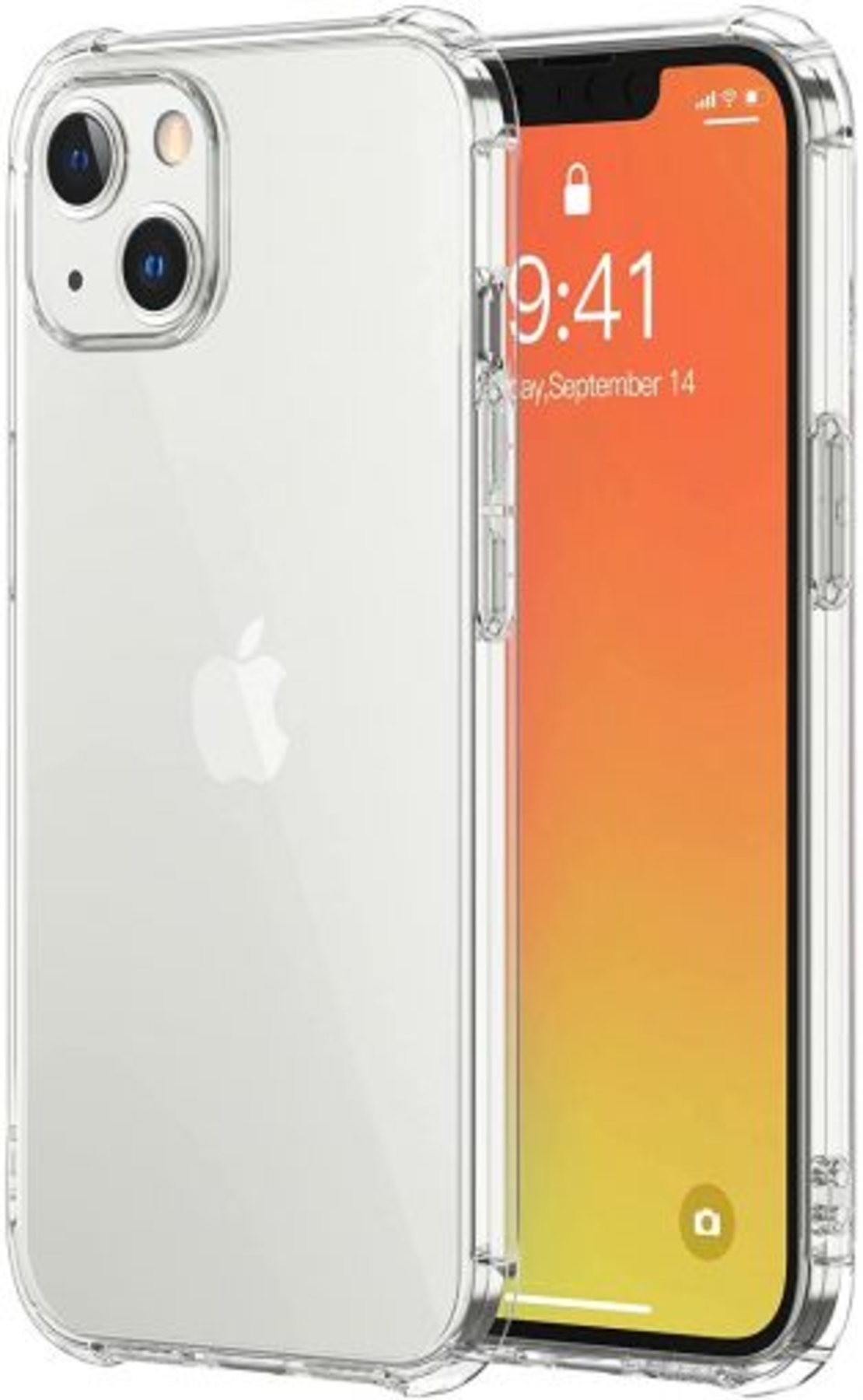 Anti Shock силиконов гръб за Iphone 13 Mini, Прозрачен