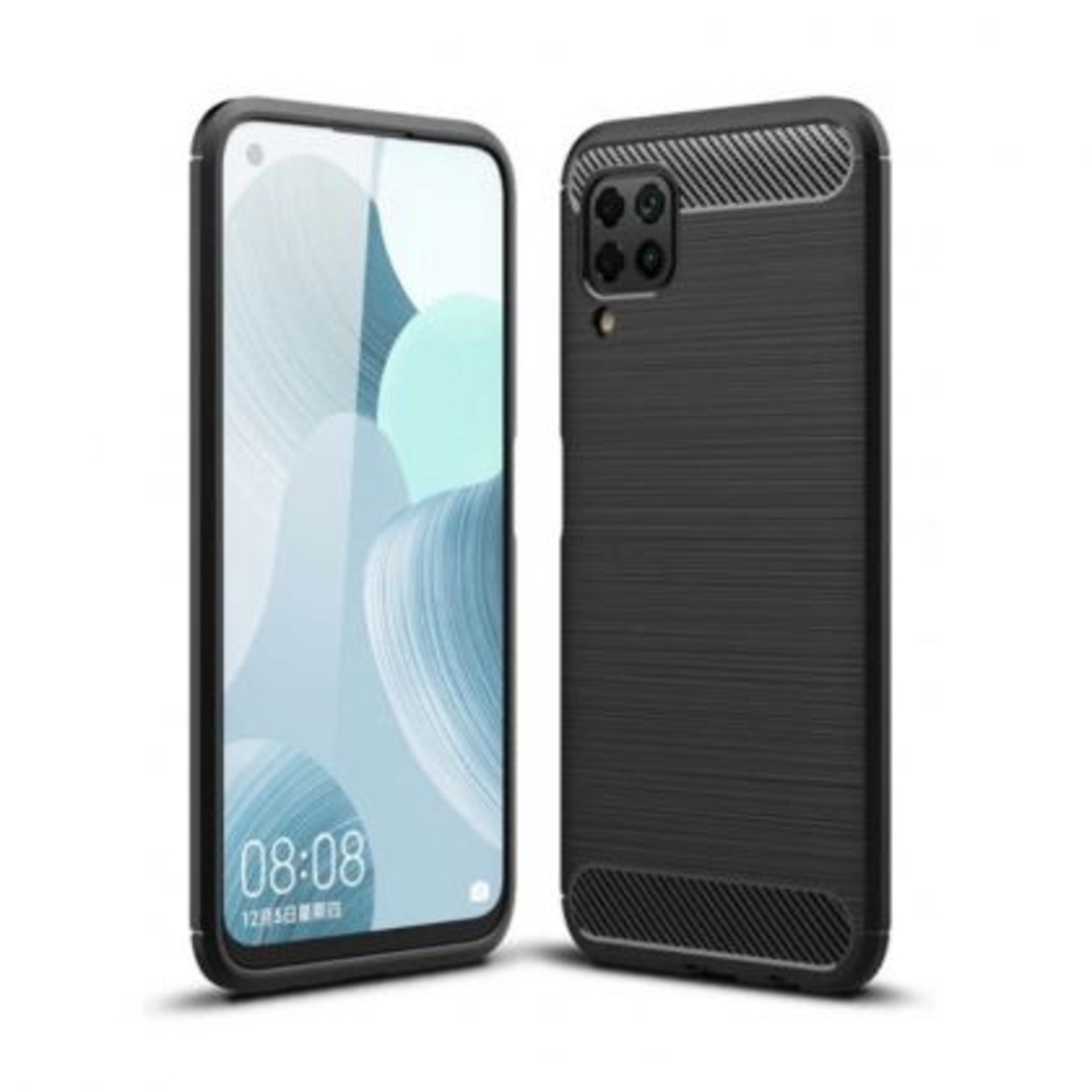 Anti Shock гръб Carbon за Samsung Galaxy A22 4G, Черен