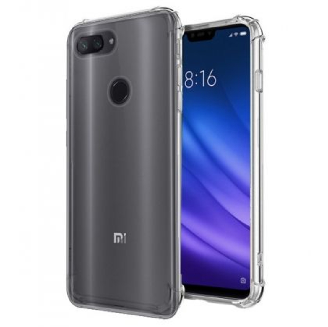 Anti Shock силиконов гръб за Xiaomi MI 8 Lite, Прозрачен