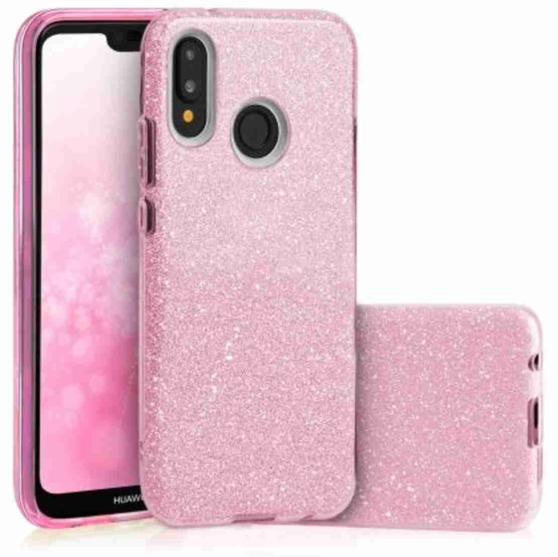 Силиконов гръб Emily Shining за Huawei P20 Lite, Розов