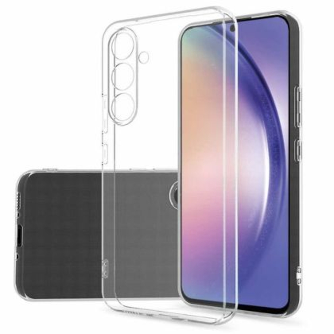 Плътен силиконов гръб Perfect 1mm за Samsung Galaxy A25 5G, Защита около камерите, Прозрачен