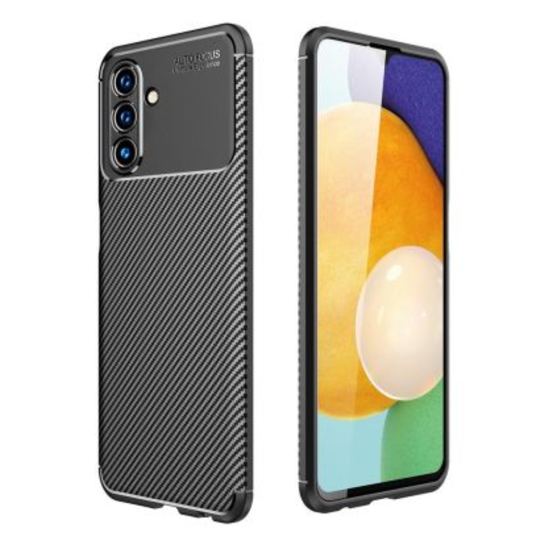 Кейс Carbon Elite, за Samsung Galaxy A13 5G/A04S, Защита около камерите, Черен