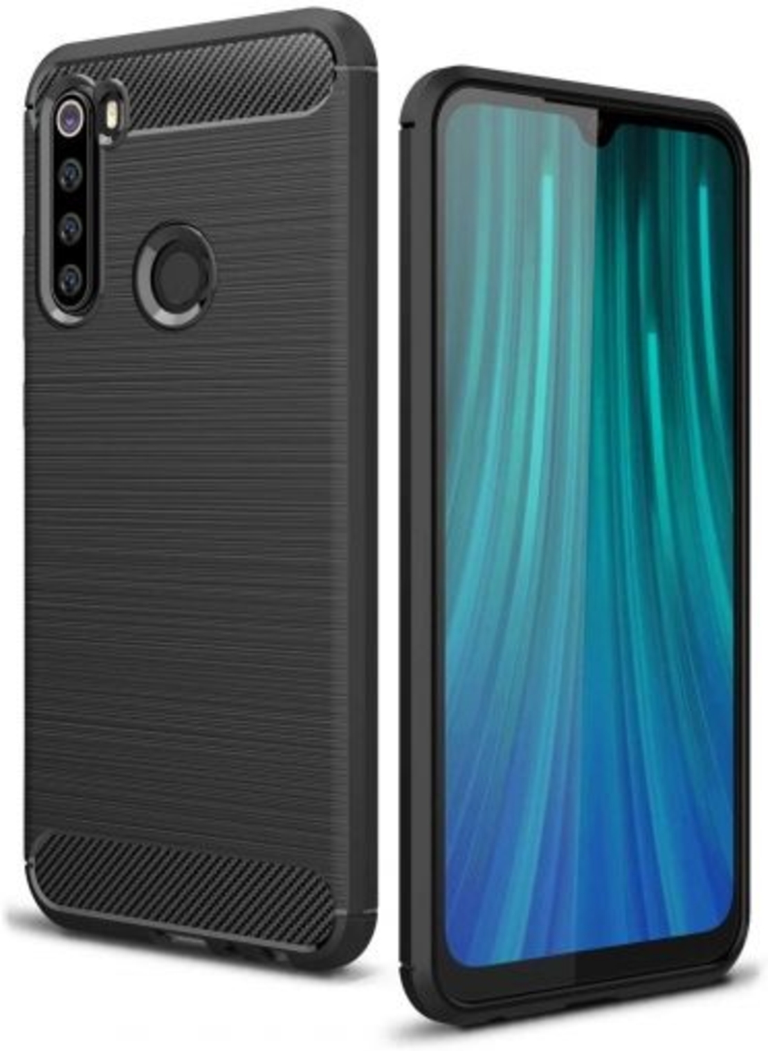 Anti Shock гръб Carbon за Xiaomi Redmi Note 8, Черен