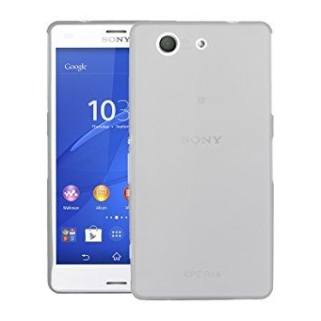 Ултра тънък силиконов калъф черен за Sony Xperia Z3 Mini