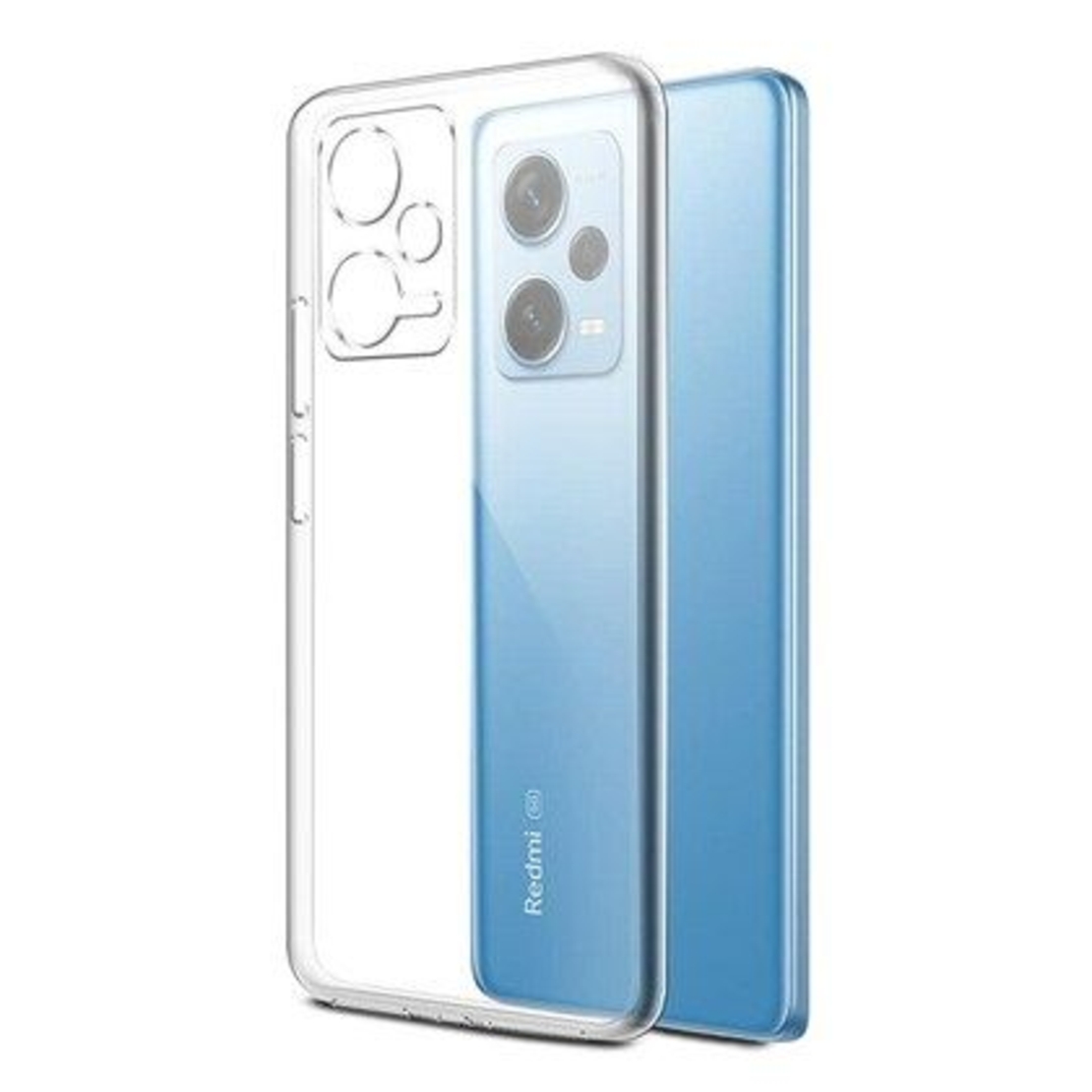 Силиконов кейс Armor Anti Shock за Xiaomi Redmi Note 12 Pro 5G/Poco X5 Pro, Защита около камерите, Прозрачен
