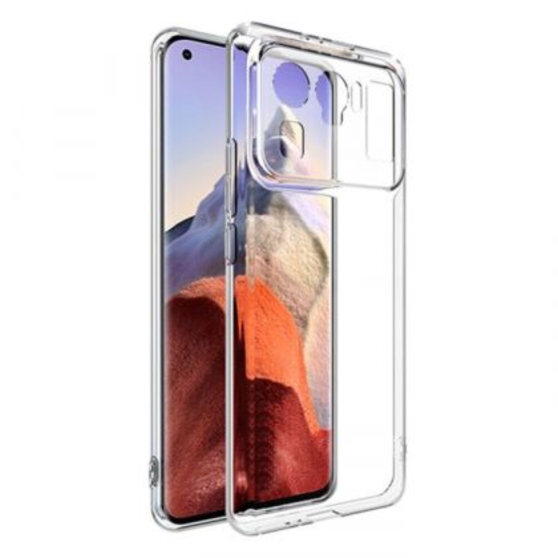 Плътен силиконов гръб Perfect 2mm за Xiaomi Mi 11 Ultra, Защита около камерите, Прозрачен