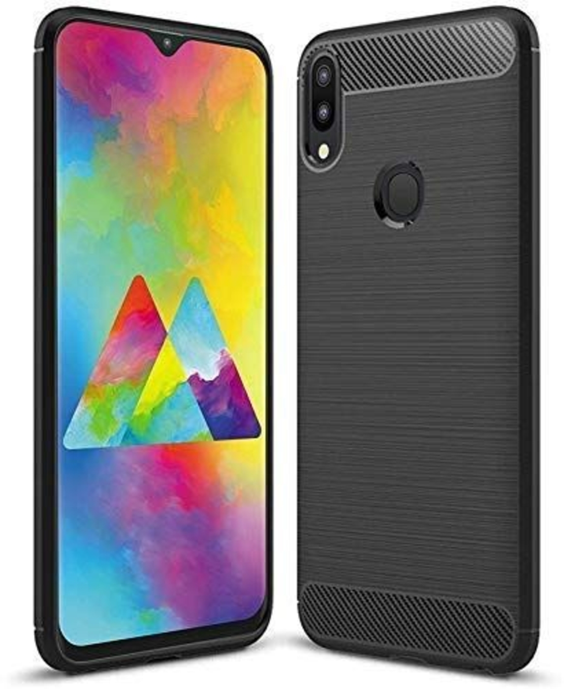Anti Shock гръб Carbon за Samsung M305 Galaxy M30, Черен