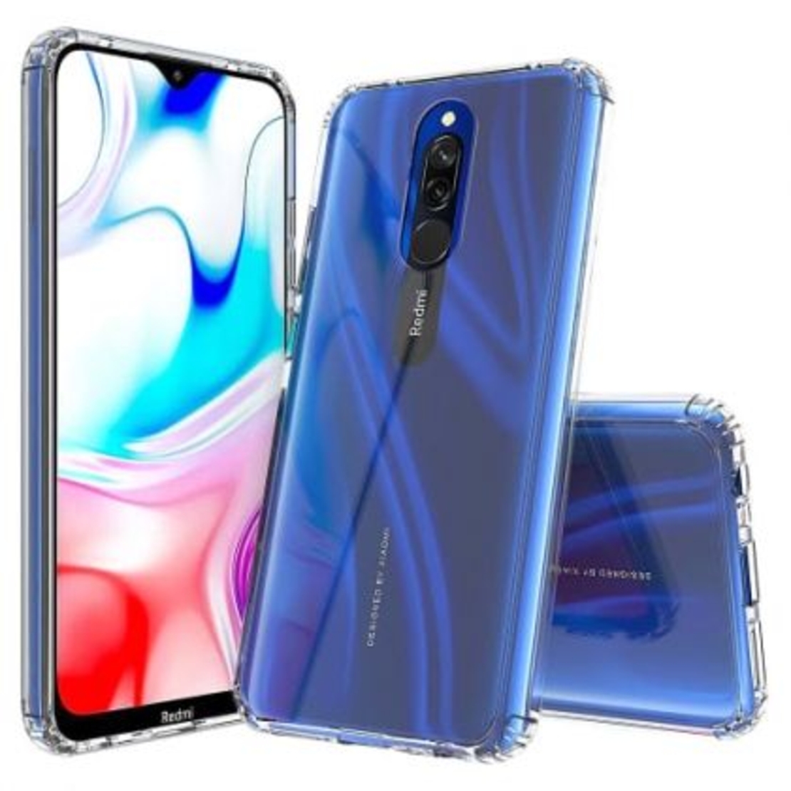 Anti Shock силиконов гръб за Xiaomi Redmi 8, Прозрачен