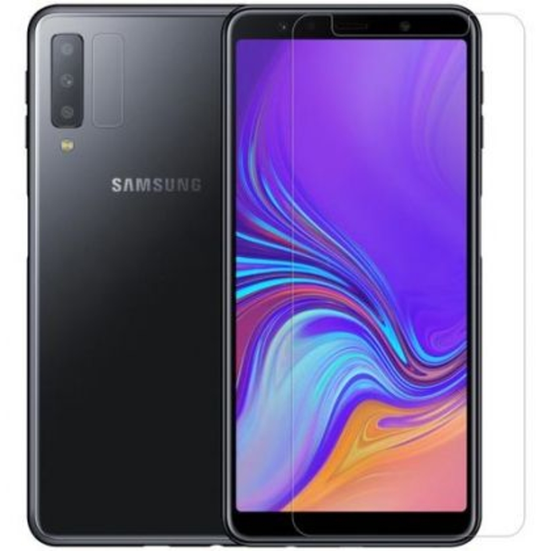 Стъклен скрийн протектор, Tempered Glass за Samsung A750 Galaxy A7 2018