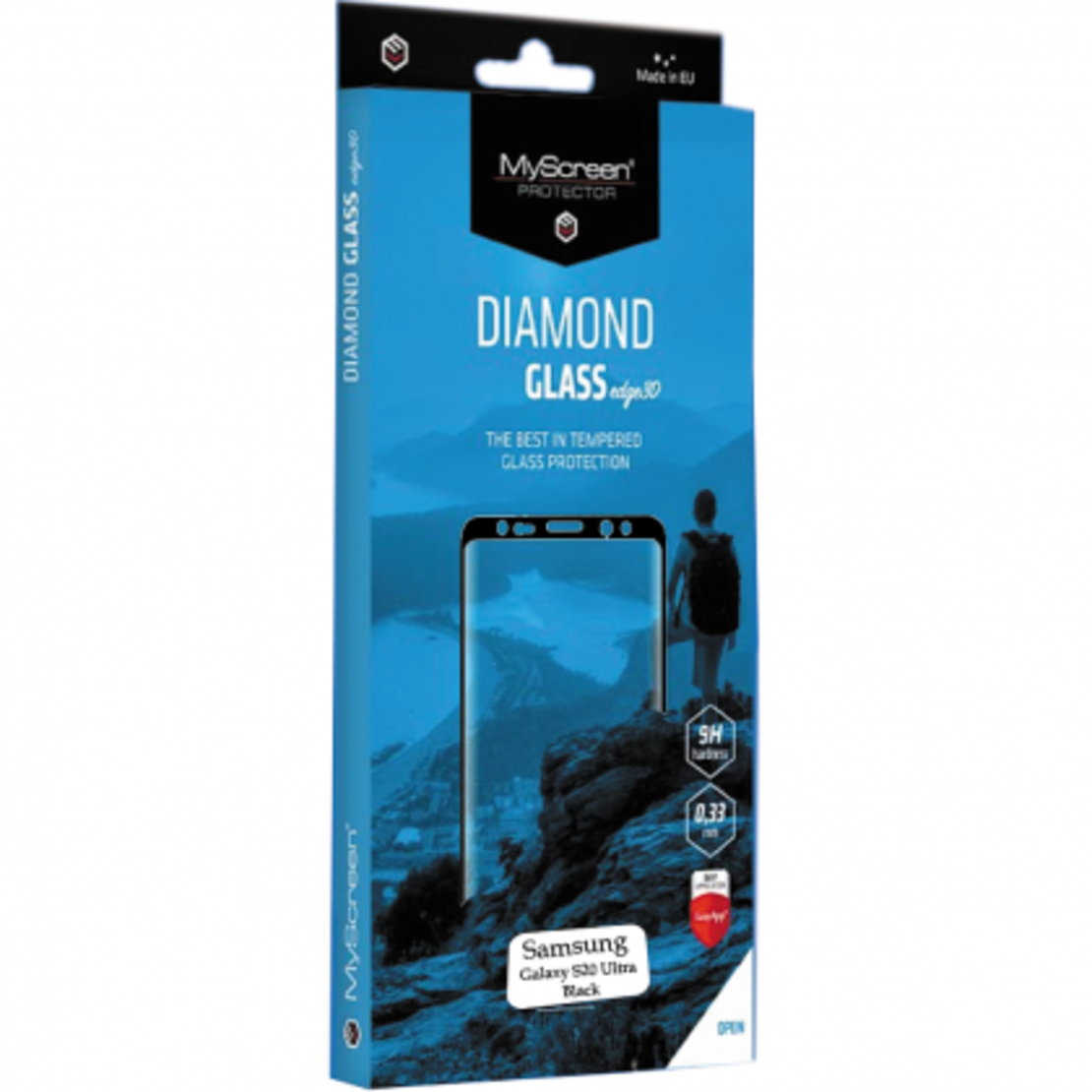 Стъклен протектор MyScreen Diamond Glass Edge 3D за Samsung N985 Galaxy Note 20 Ultra, Черен