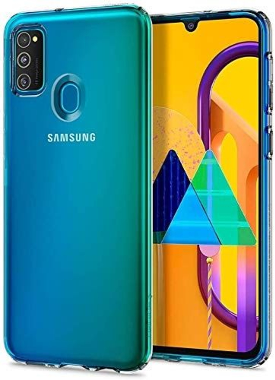 Плътен силиконов гръб Perfect 2mm за Samsung M215/M307 Galaxy M21/M30S, Прозрачен
