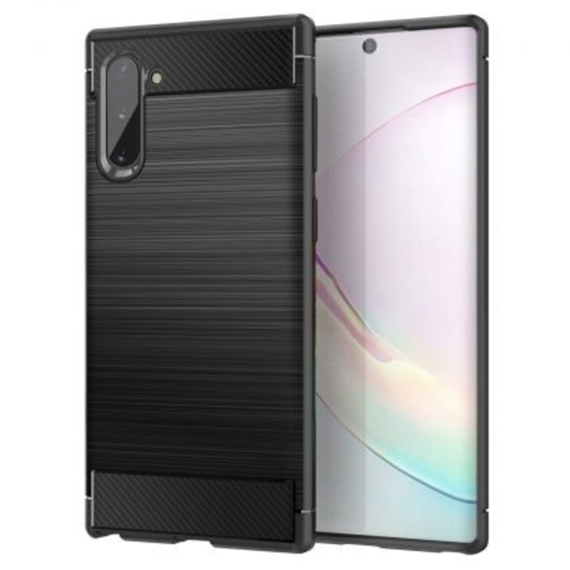 Anti Shock гръб Carbon за Samsung N970 Galaxy Note 10, Черен