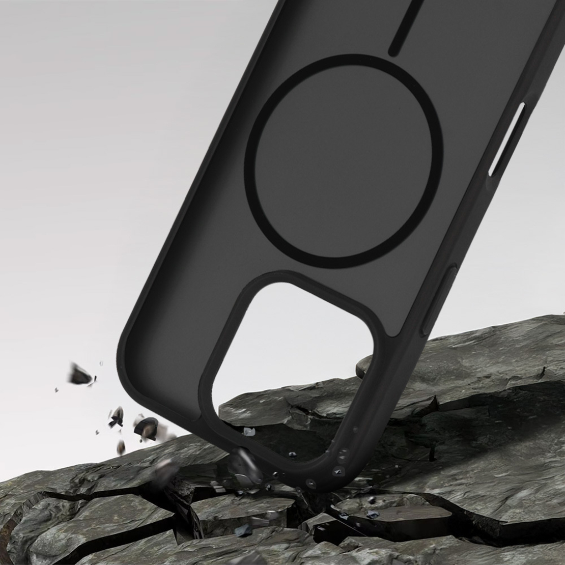 Кейс Magsafe Magmat Slim за IPhone 15, Черен